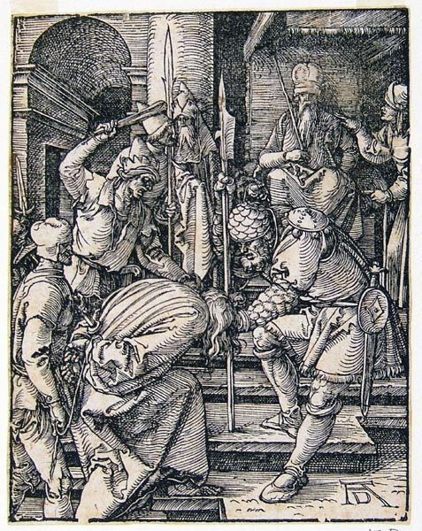 D?rer Albrecht - Cristo davanti ad Anna (dalla serie: La Piccola Passione)